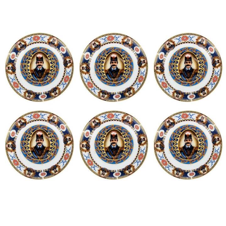 نعلبکی واتسون مدل 6 گل بسته 6 عددی